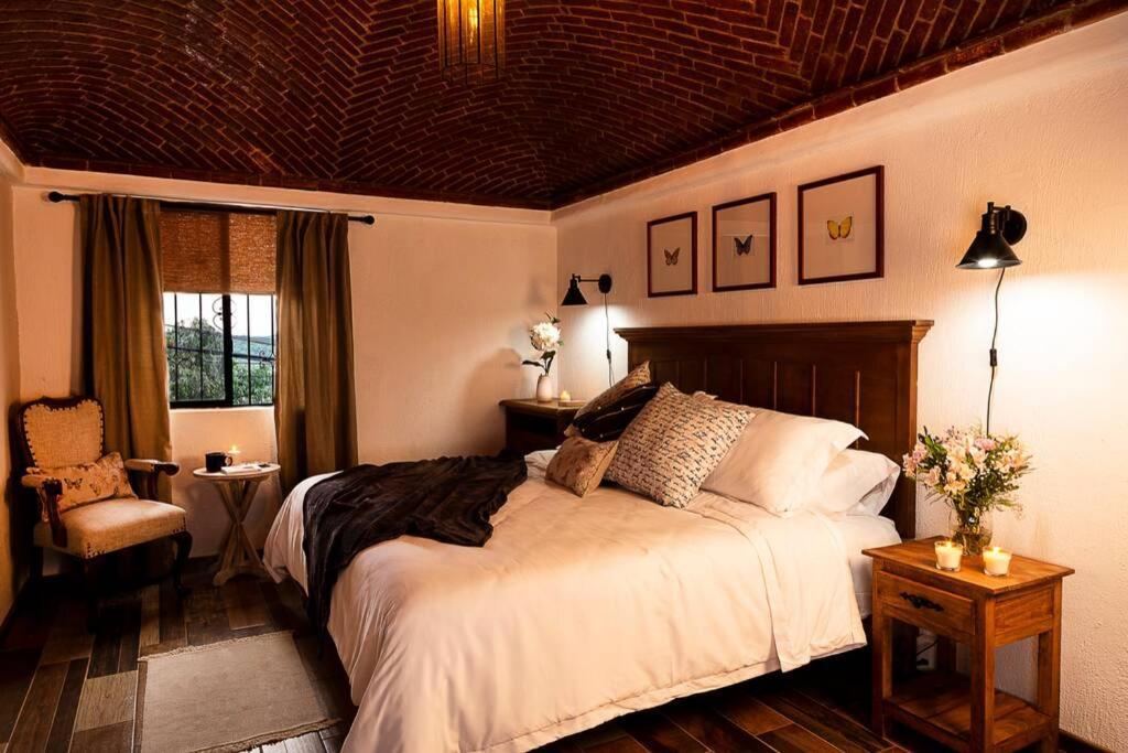 Villa Casa Aurora, Estilo Rustico-Moderno, Guanajuato Exterior foto